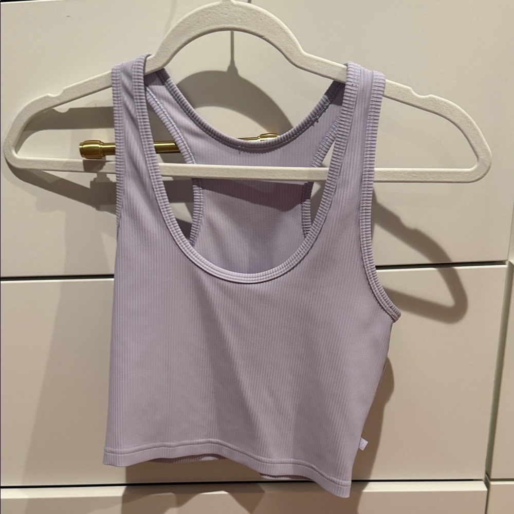 Athleta Lavender Crop Top
